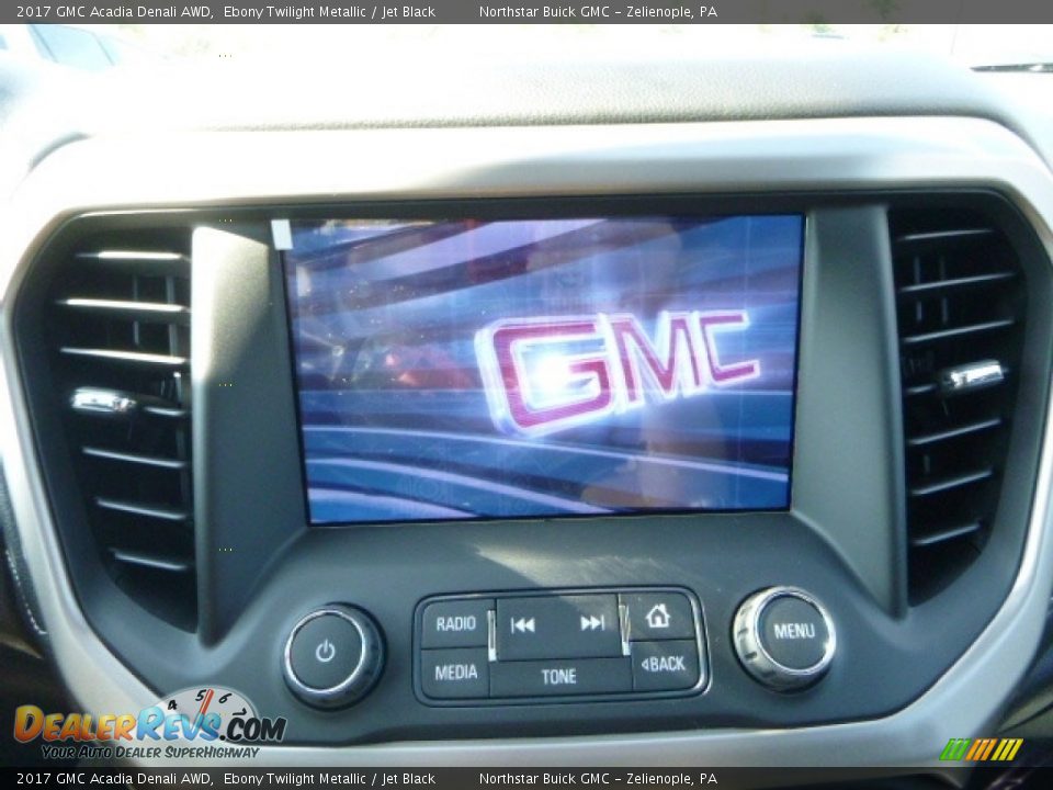 2017 GMC Acadia Denali AWD Ebony Twilight Metallic / Jet Black Photo #17