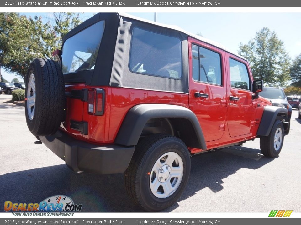 2017 Jeep Wrangler Unlimited Sport 4x4 Firecracker Red / Black Photo #3