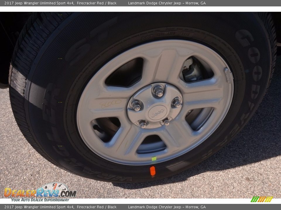 2017 Jeep Wrangler Unlimited Sport 4x4 Firecracker Red / Black Photo #6