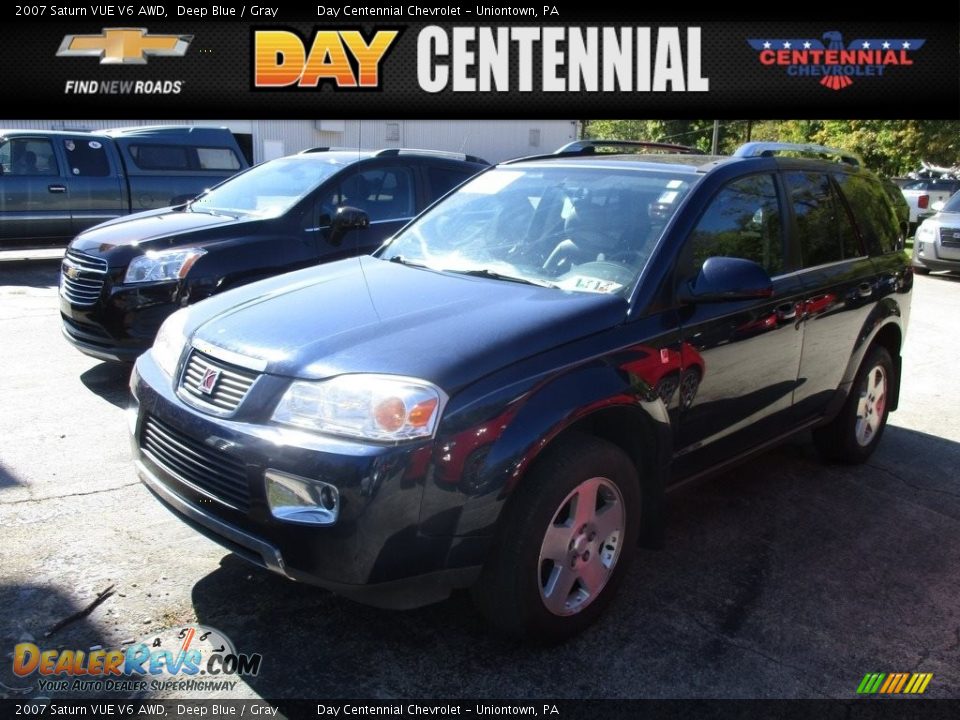 2007 Saturn VUE V6 AWD Deep Blue / Gray Photo #1