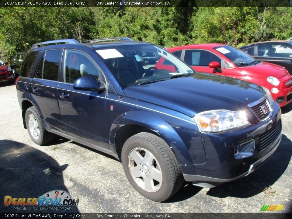 2007 Saturn VUE V6 AWD Deep Blue / Gray Photo #3