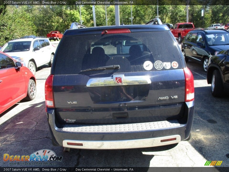 2007 Saturn VUE V6 AWD Deep Blue / Gray Photo #4