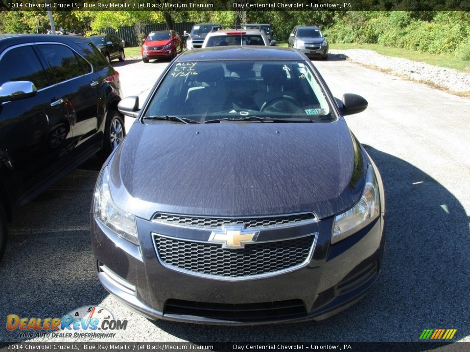 2014 Chevrolet Cruze LS Blue Ray Metallic / Jet Black/Medium Titanium Photo #2