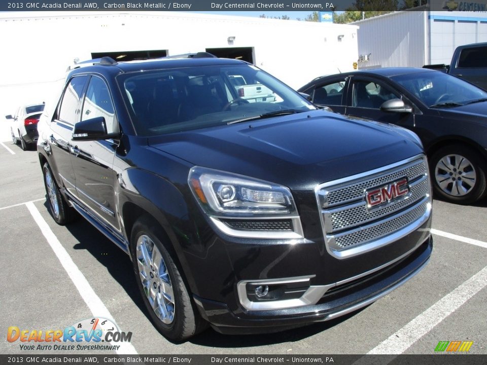 2013 GMC Acadia Denali AWD Carbon Black Metallic / Ebony Photo #2
