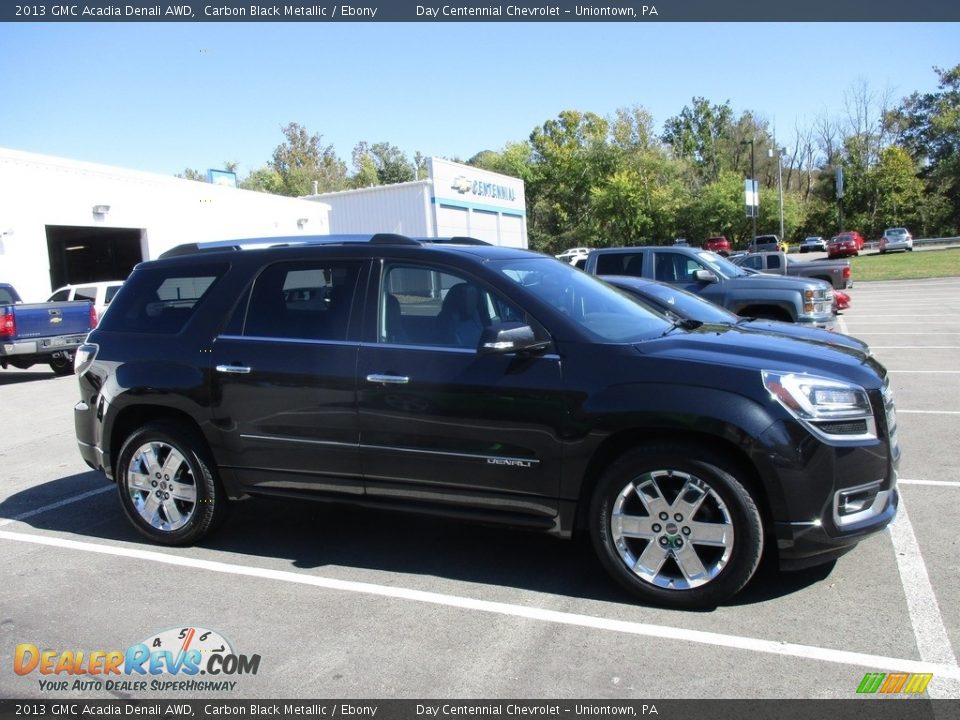 2013 GMC Acadia Denali AWD Carbon Black Metallic / Ebony Photo #3