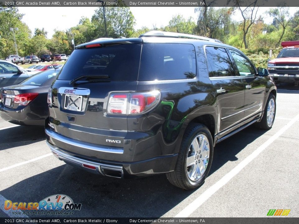2013 GMC Acadia Denali AWD Carbon Black Metallic / Ebony Photo #4
