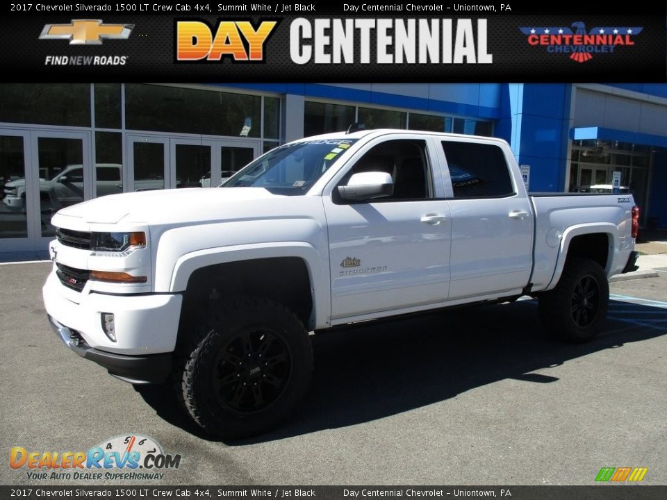 2017 Chevrolet Silverado 1500 LT Crew Cab 4x4 Summit White / Jet Black Photo #1