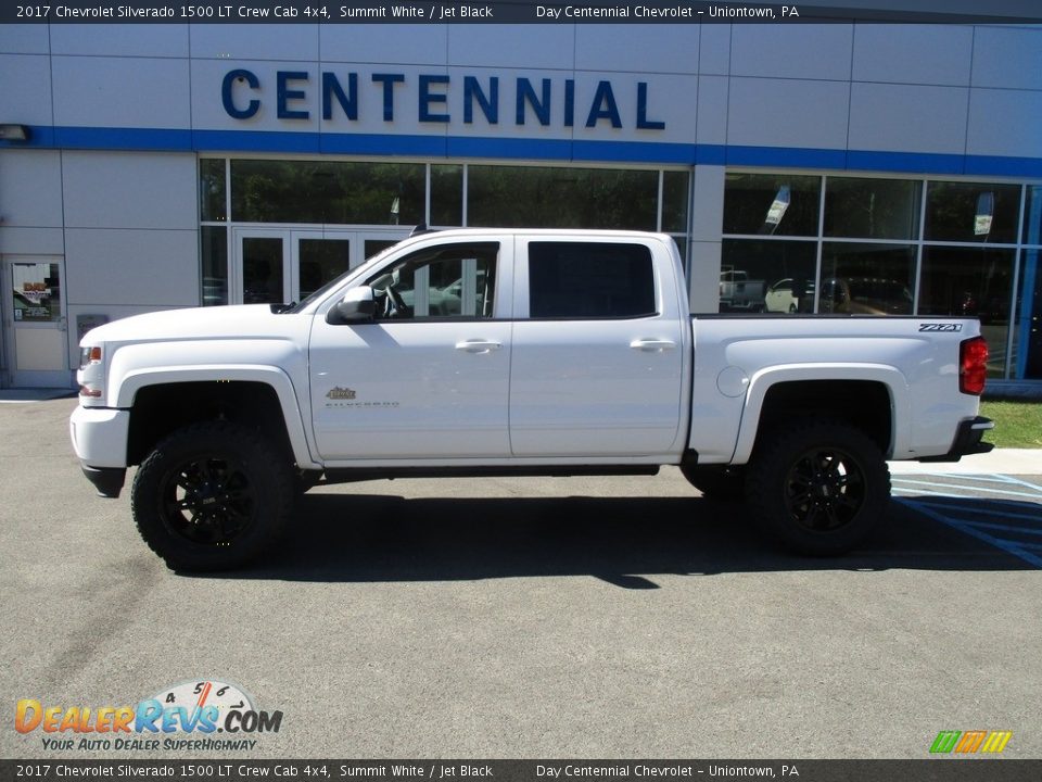 2017 Chevrolet Silverado 1500 LT Crew Cab 4x4 Summit White / Jet Black Photo #2