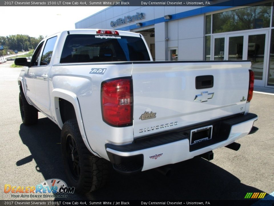 2017 Chevrolet Silverado 1500 LT Crew Cab 4x4 Summit White / Jet Black Photo #4