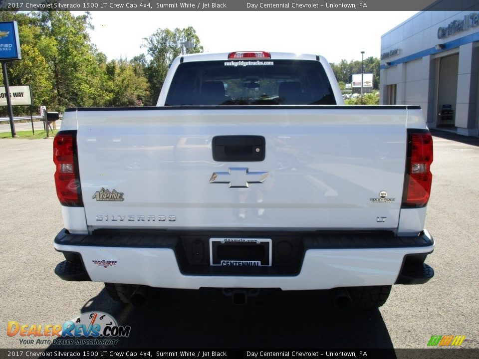 2017 Chevrolet Silverado 1500 LT Crew Cab 4x4 Summit White / Jet Black Photo #5