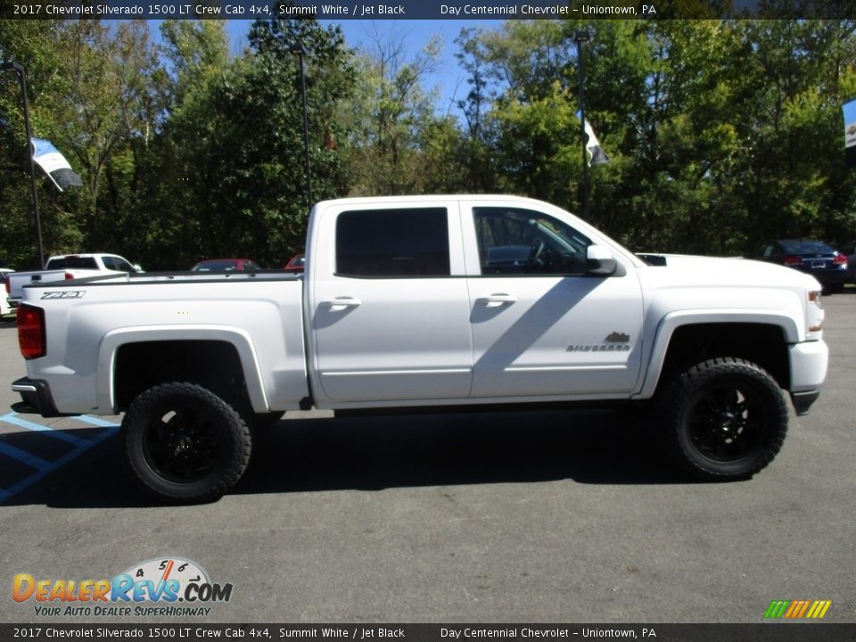 2017 Chevrolet Silverado 1500 LT Crew Cab 4x4 Summit White / Jet Black Photo #8