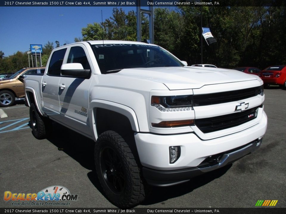 2017 Chevrolet Silverado 1500 LT Crew Cab 4x4 Summit White / Jet Black Photo #9