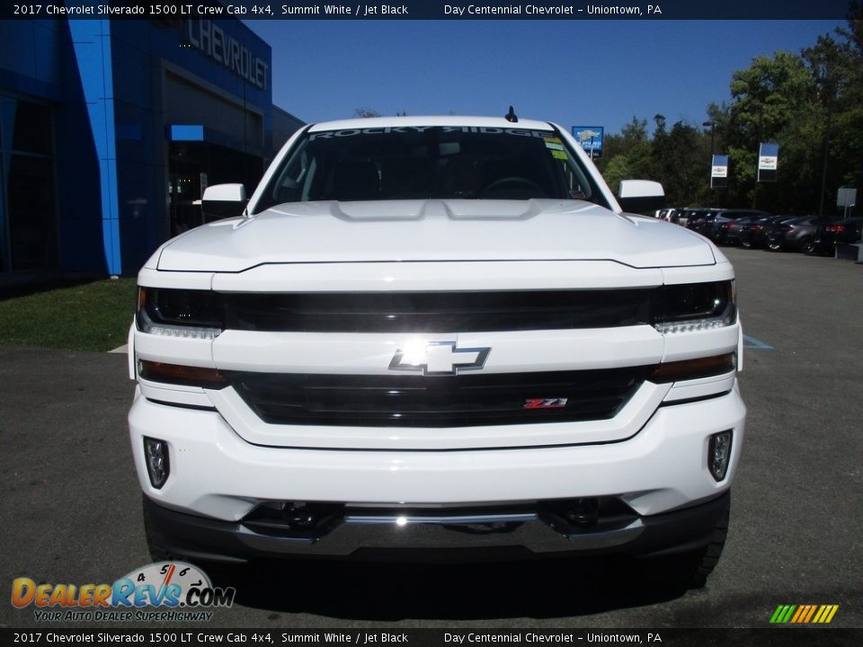 2017 Chevrolet Silverado 1500 LT Crew Cab 4x4 Summit White / Jet Black Photo #10