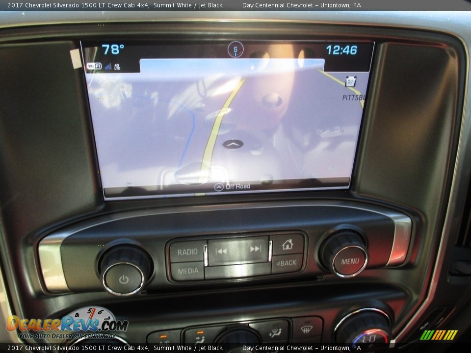 2017 Chevrolet Silverado 1500 LT Crew Cab 4x4 Summit White / Jet Black Photo #15