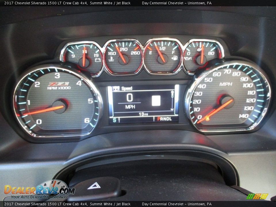 2017 Chevrolet Silverado 1500 LT Crew Cab 4x4 Summit White / Jet Black Photo #20