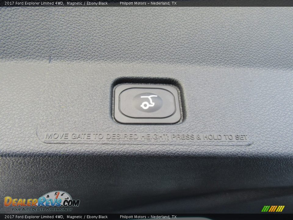 2017 Ford Explorer Limited 4WD Magnetic / Ebony Black Photo #21