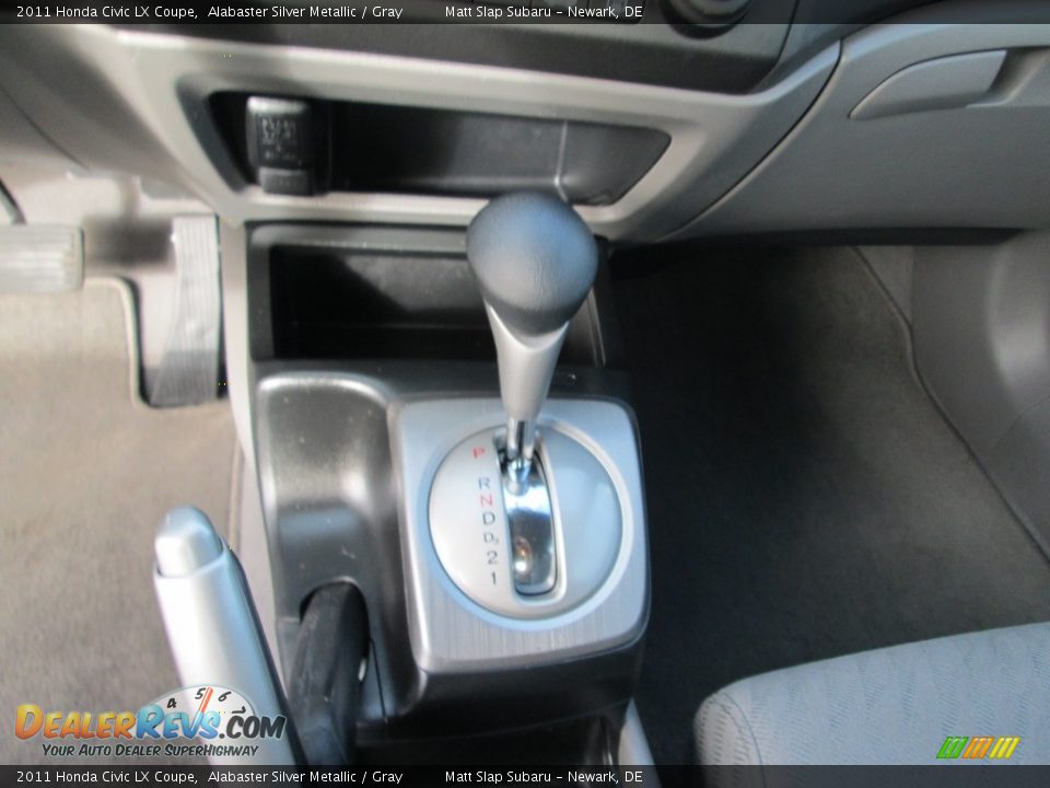 2011 Honda Civic LX Coupe Alabaster Silver Metallic / Gray Photo #23