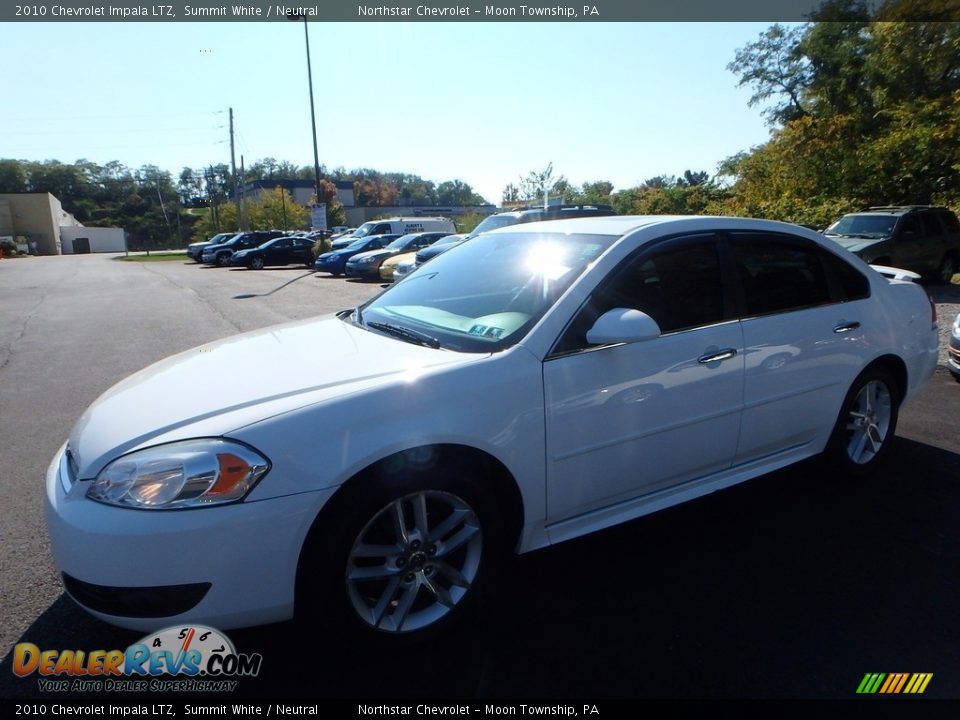 2010 Chevrolet Impala LTZ Summit White / Neutral Photo #1
