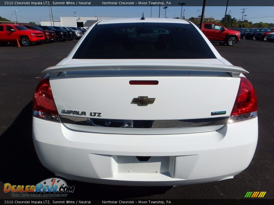 2010 Chevrolet Impala LTZ Summit White / Neutral Photo #3