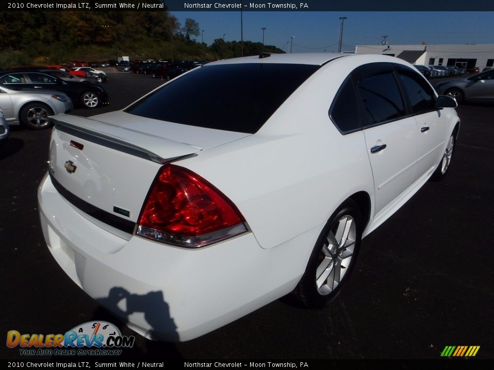 2010 Chevrolet Impala LTZ Summit White / Neutral Photo #4