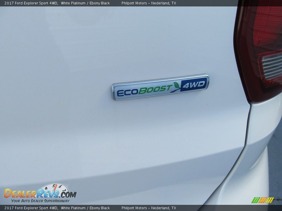 2017 Ford Explorer Sport 4WD White Platinum / Ebony Black Photo #15
