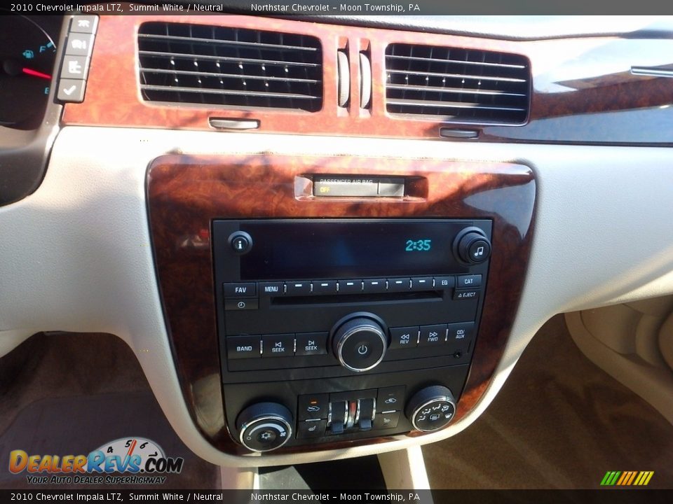 2010 Chevrolet Impala LTZ Summit White / Neutral Photo #13