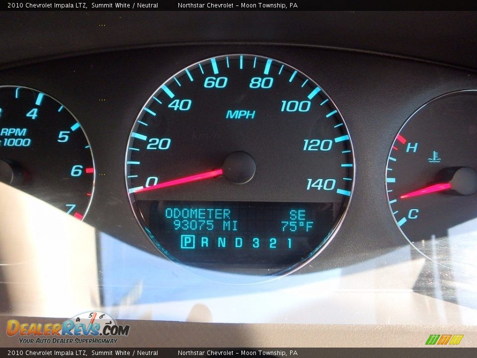 2010 Chevrolet Impala LTZ Summit White / Neutral Photo #15