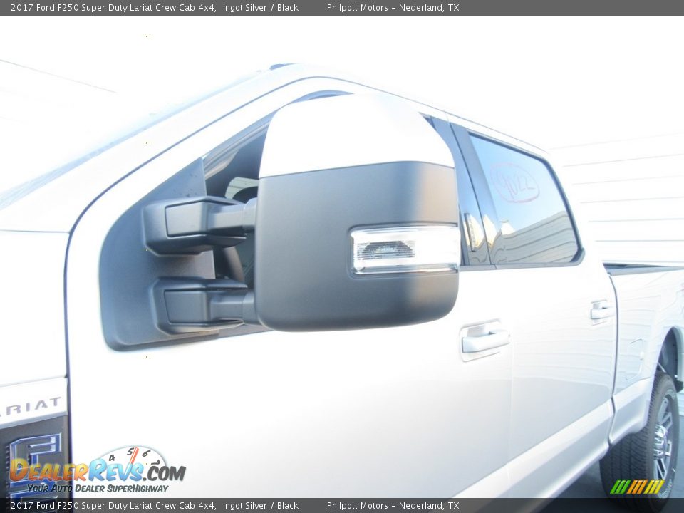 2017 Ford F250 Super Duty Lariat Crew Cab 4x4 Ingot Silver / Black Photo #12