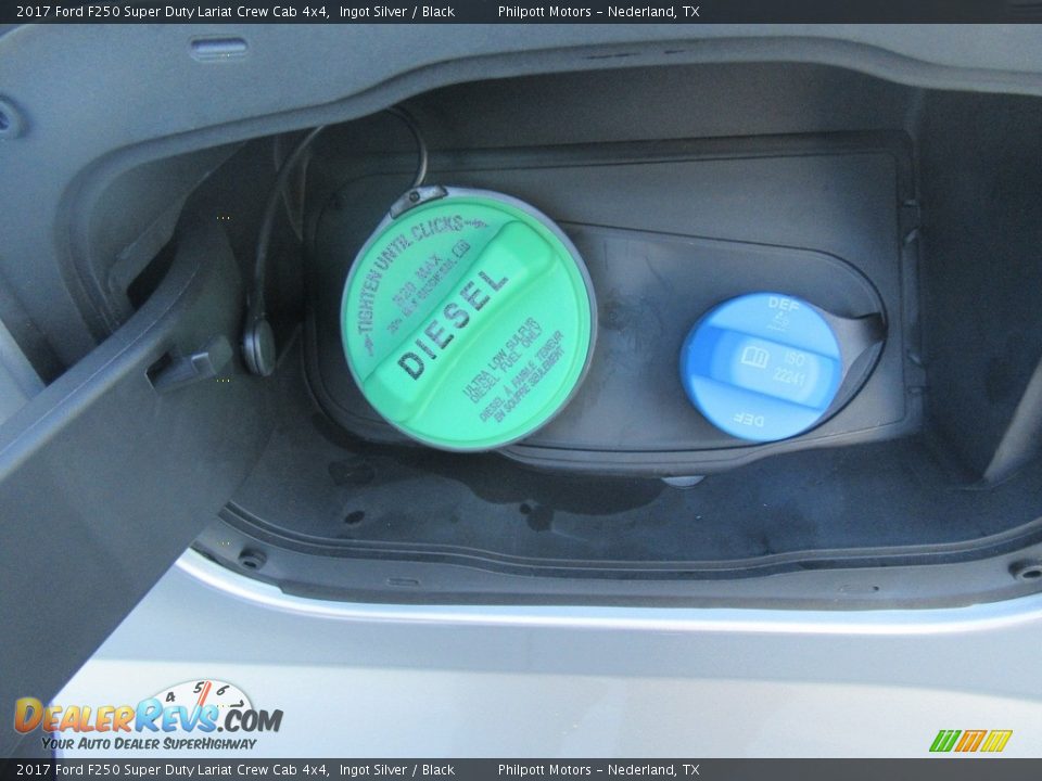 2017 Ford F250 Super Duty Lariat Crew Cab 4x4 Ingot Silver / Black Photo #15