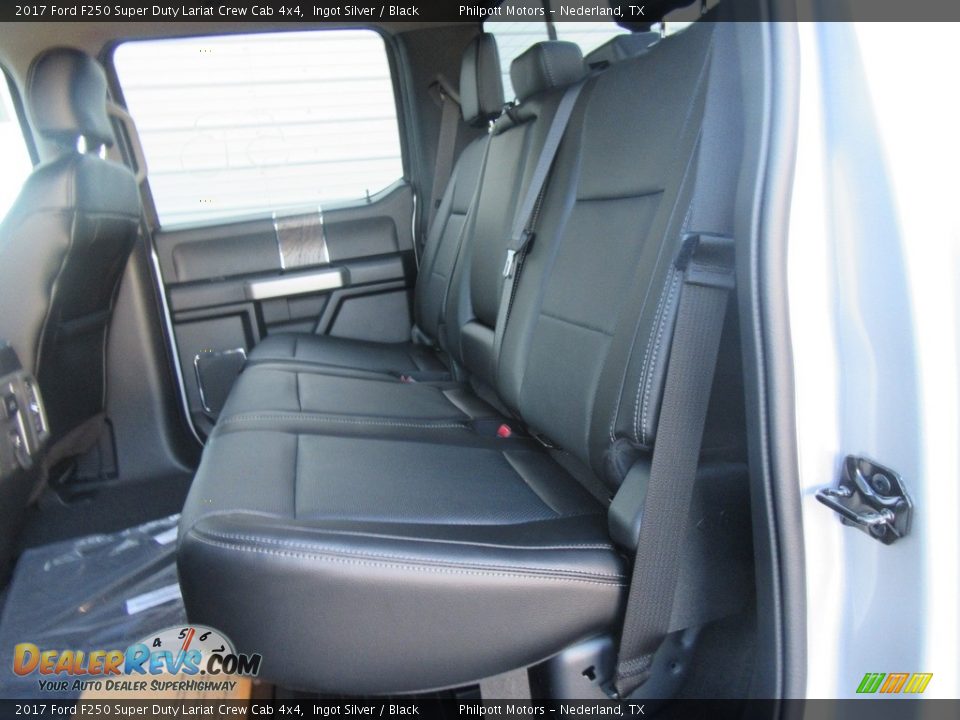 2017 Ford F250 Super Duty Lariat Crew Cab 4x4 Ingot Silver / Black Photo #19
