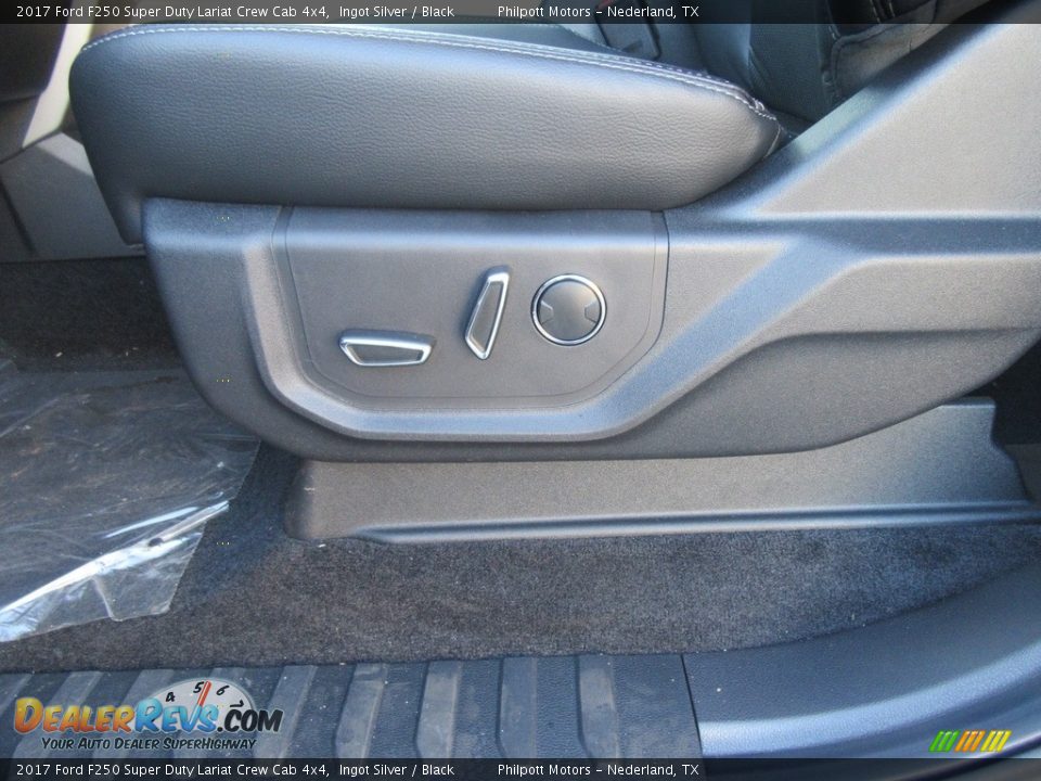 2017 Ford F250 Super Duty Lariat Crew Cab 4x4 Ingot Silver / Black Photo #23