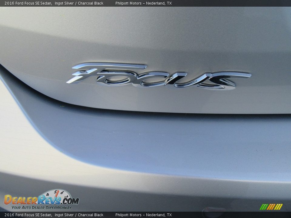 2016 Ford Focus SE Sedan Ingot Silver / Charcoal Black Photo #15