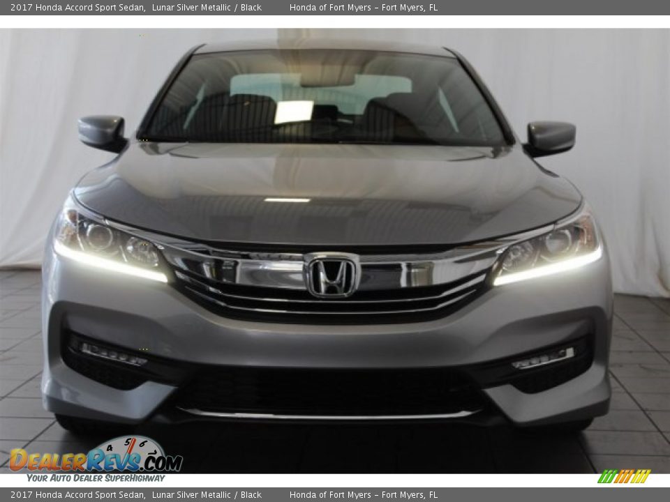 2017 Honda Accord Sport Sedan Lunar Silver Metallic / Black Photo #4