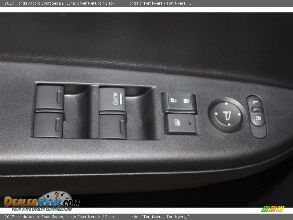 2017 Honda Accord Sport Sedan Lunar Silver Metallic / Black Photo #8