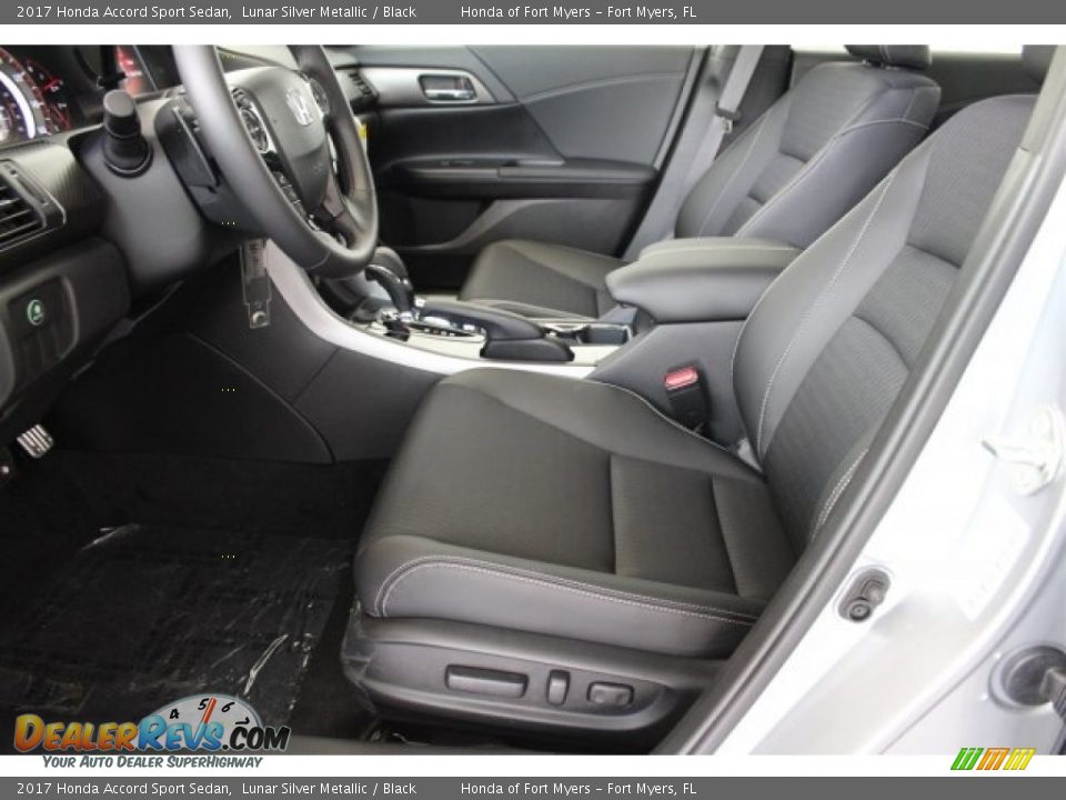 2017 Honda Accord Sport Sedan Lunar Silver Metallic / Black Photo #9