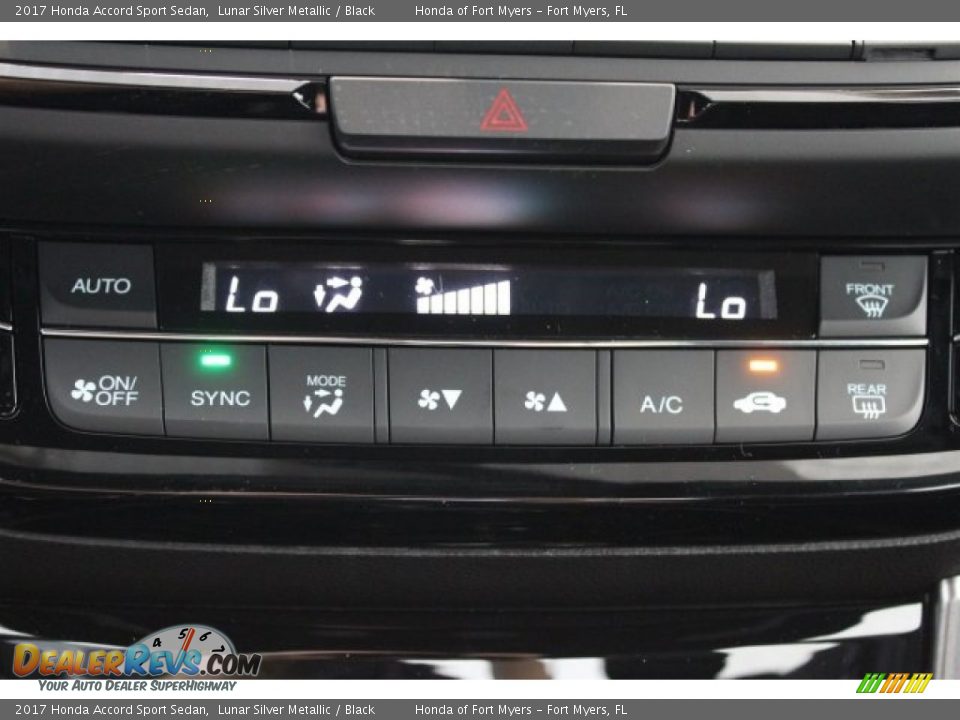 2017 Honda Accord Sport Sedan Lunar Silver Metallic / Black Photo #20