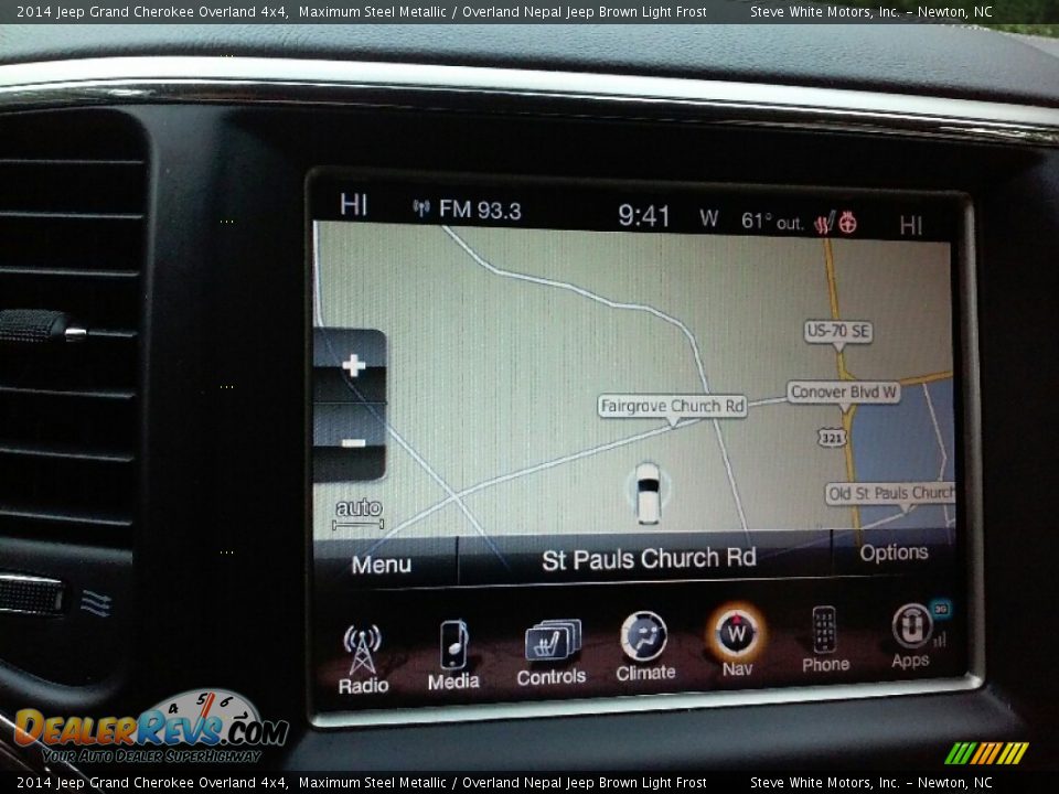 2014 Jeep Grand Cherokee Overland 4x4 Maximum Steel Metallic / Overland Nepal Jeep Brown Light Frost Photo #19