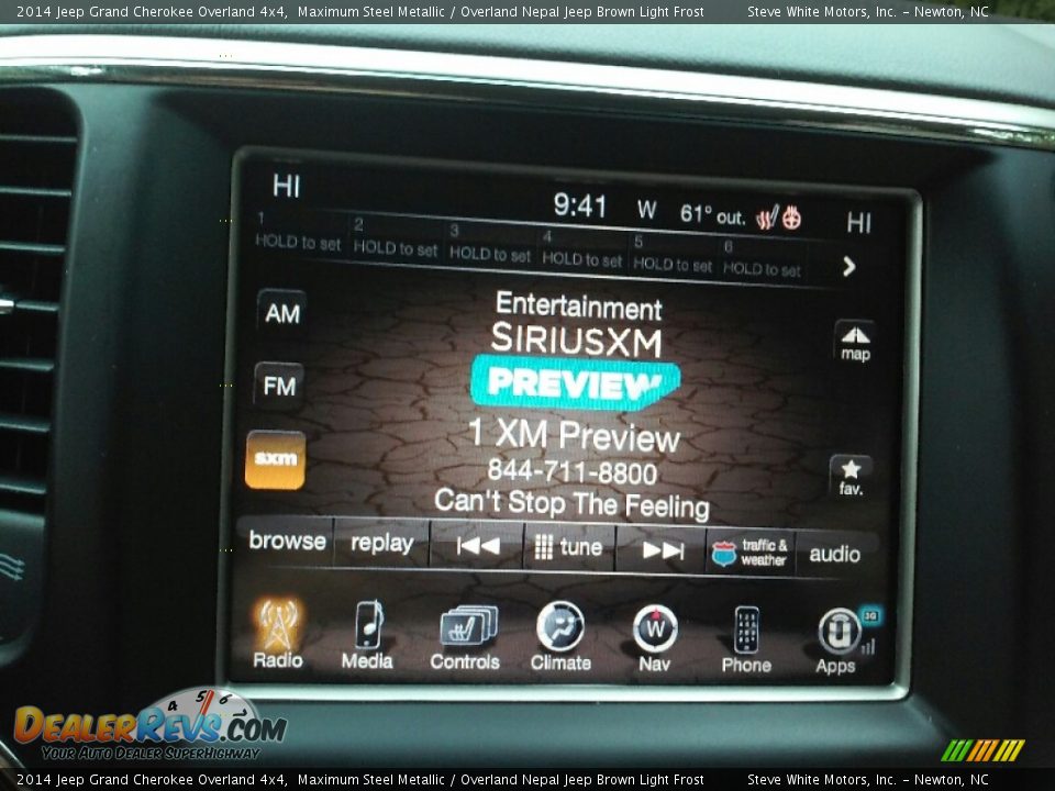 2014 Jeep Grand Cherokee Overland 4x4 Maximum Steel Metallic / Overland Nepal Jeep Brown Light Frost Photo #21