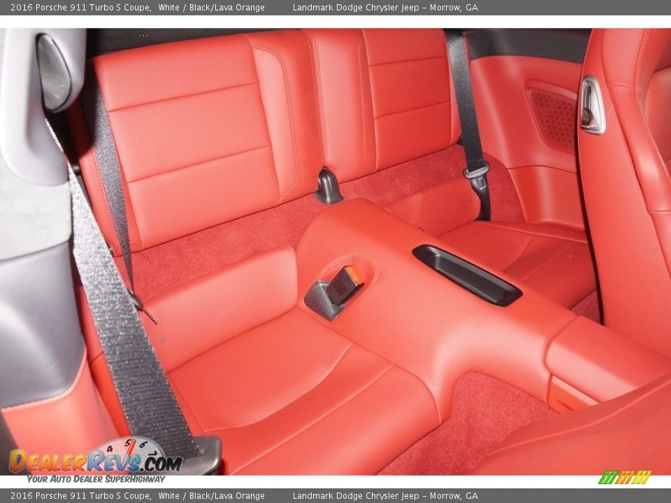 Rear Seat of 2016 Porsche 911 Turbo S Coupe Photo #17