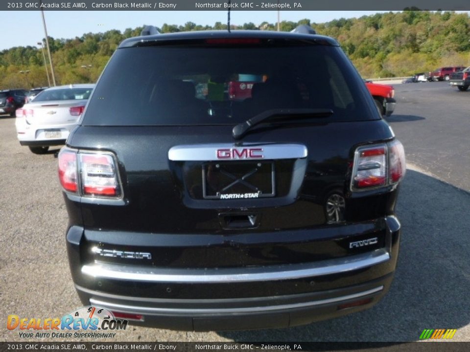 2013 GMC Acadia SLE AWD Carbon Black Metallic / Ebony Photo #5