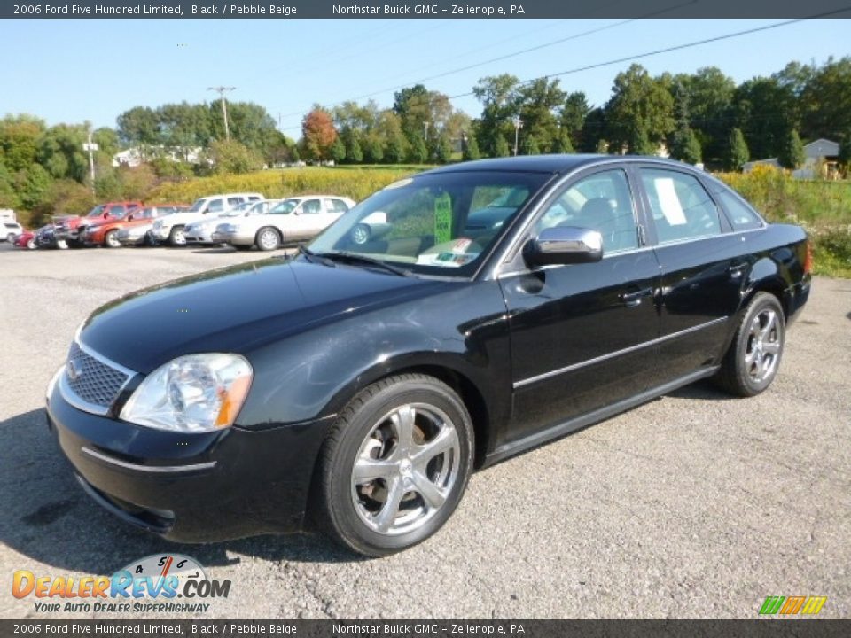 2006 Ford Five Hundred Limited Black / Pebble Beige Photo #1