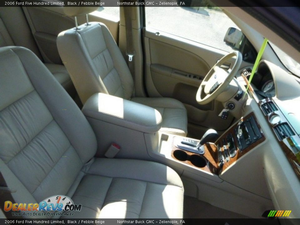 2006 Ford Five Hundred Limited Black / Pebble Beige Photo #8