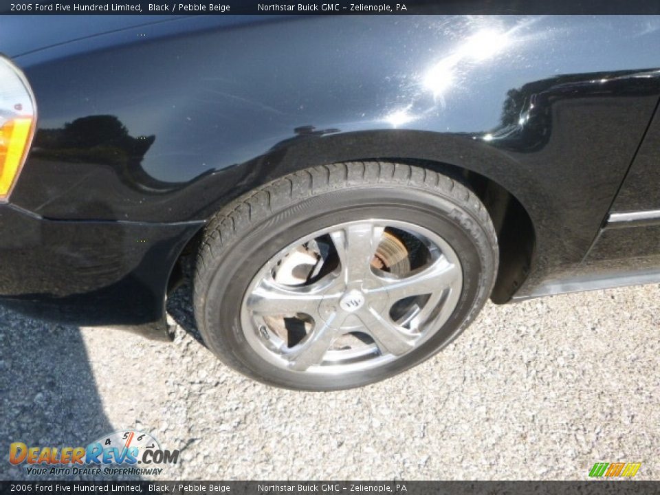 2006 Ford Five Hundred Limited Black / Pebble Beige Photo #14