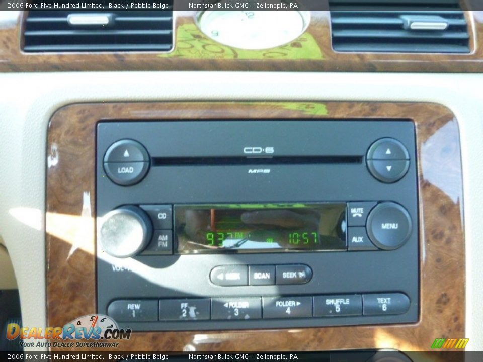 2006 Ford Five Hundred Limited Black / Pebble Beige Photo #19