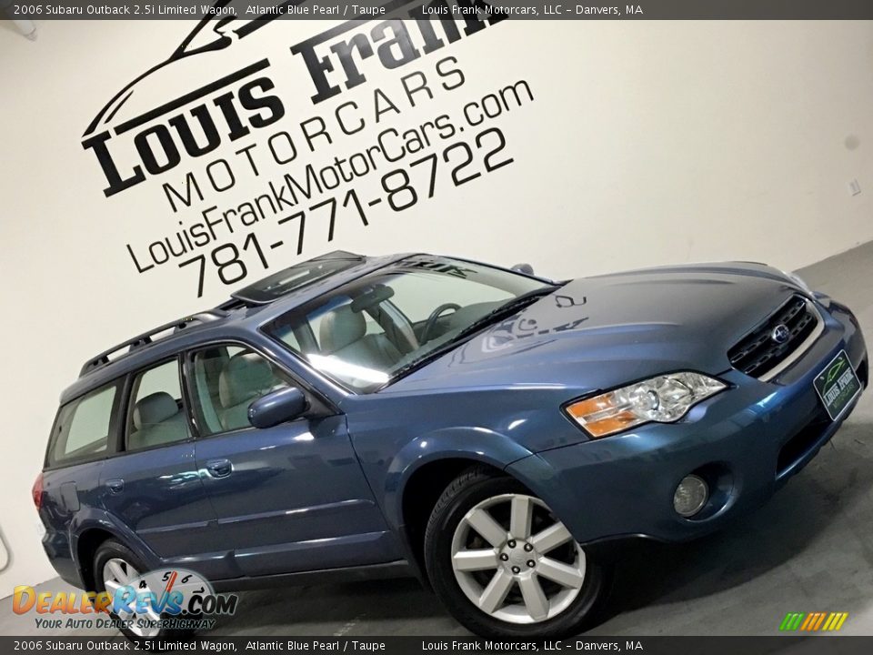 2006 Subaru Outback 2.5i Limited Wagon Atlantic Blue Pearl / Taupe Photo #2