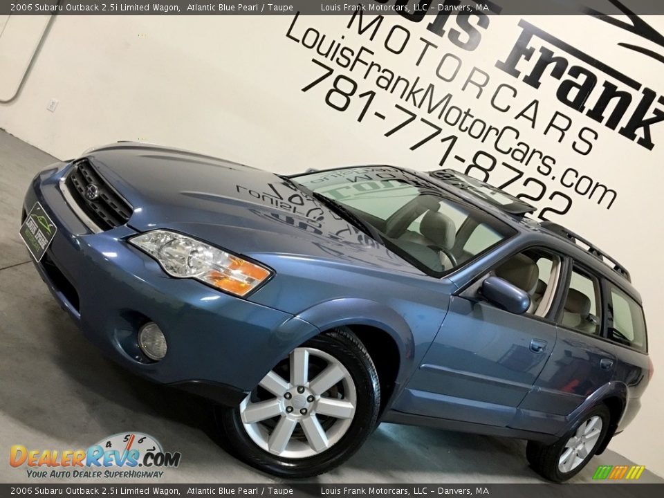 2006 Subaru Outback 2.5i Limited Wagon Atlantic Blue Pearl / Taupe Photo #4