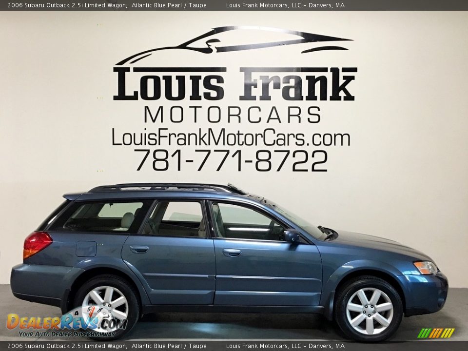 2006 Subaru Outback 2.5i Limited Wagon Atlantic Blue Pearl / Taupe Photo #6