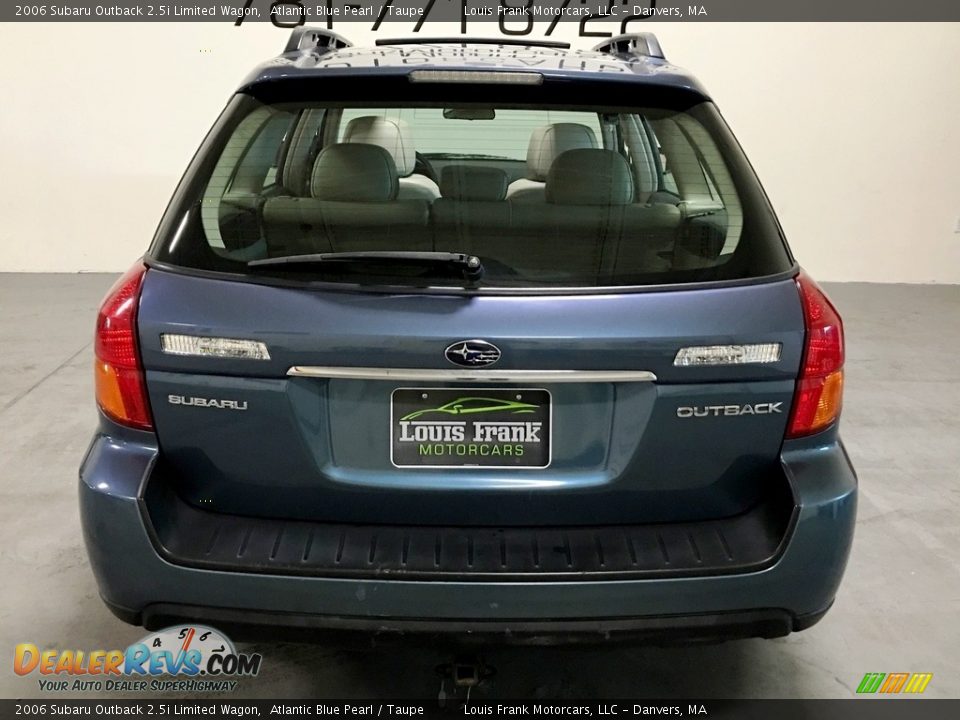 2006 Subaru Outback 2.5i Limited Wagon Atlantic Blue Pearl / Taupe Photo #8