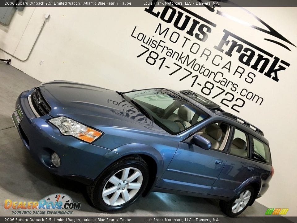 2006 Subaru Outback 2.5i Limited Wagon Atlantic Blue Pearl / Taupe Photo #9