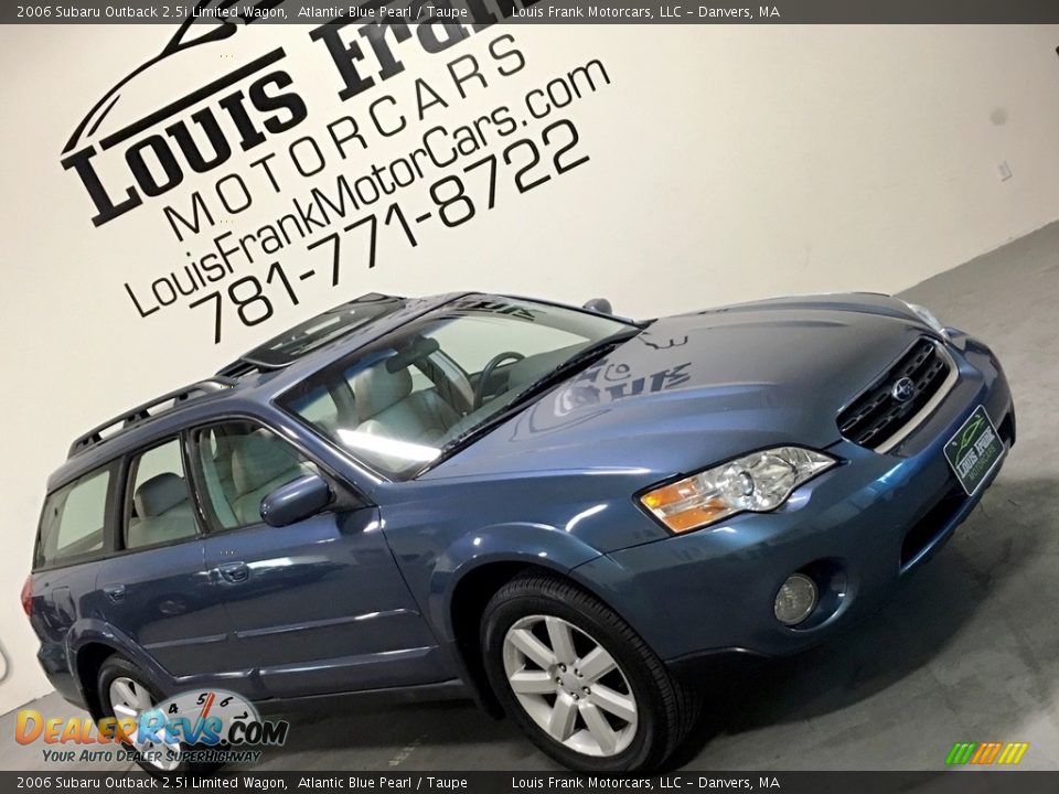 2006 Subaru Outback 2.5i Limited Wagon Atlantic Blue Pearl / Taupe Photo #10